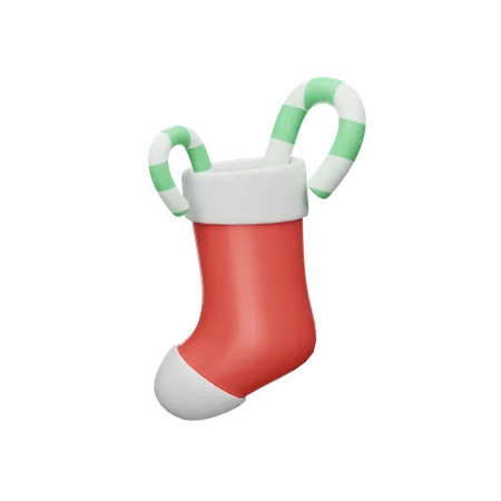 Chaussette de Noël  3D Icon