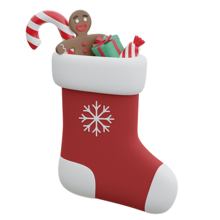 Chaussette de Noël  3D Icon