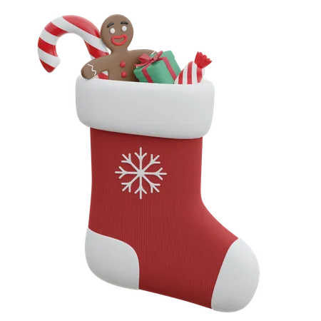 Chaussette de Noël  3D Icon