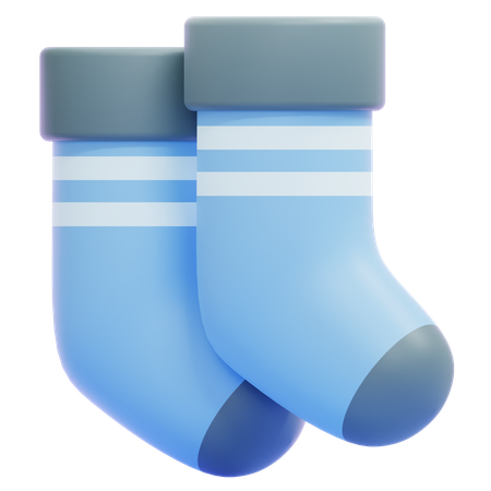 Des chaussettes en laine  3D Icon