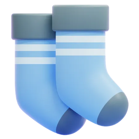 Des chaussettes en laine  3D Icon