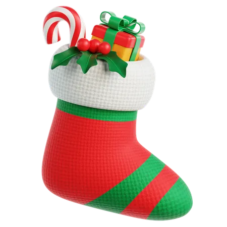 Chaussettes et cadeau  3D Icon