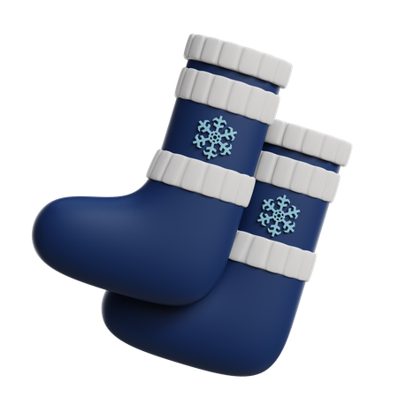 Chaussettes d'hiver  3D Icon