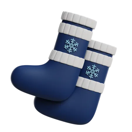 Chaussettes d'hiver  3D Icon