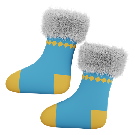 Chaussettes d'hiver  3D Icon