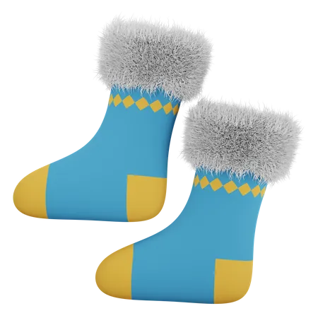 Chaussettes d'hiver  3D Icon