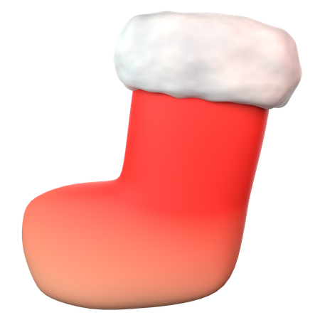 Chaussettes de père Noël  3D Icon