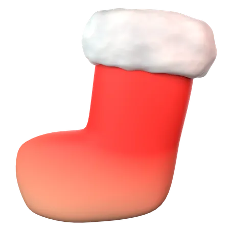 Chaussettes de père Noël  3D Icon