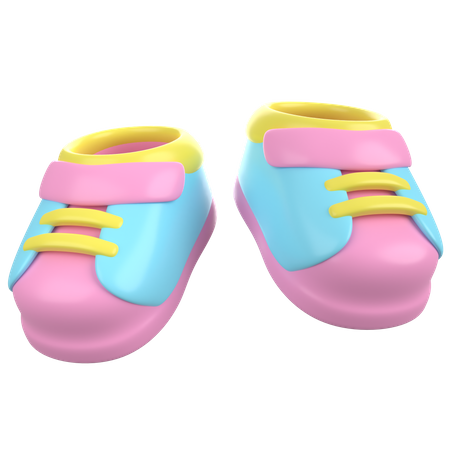 Chaussures de bébé  3D Icon