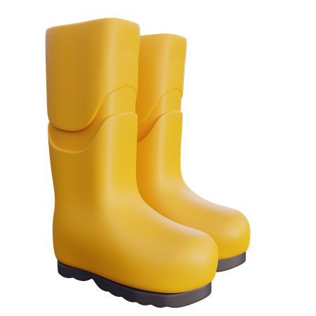 Chaussures de fermier  3D Icon