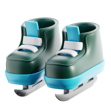 Chaussures de patin à glace  3D Icon