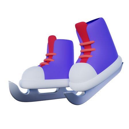 Chaussures de patin à glace  3D Icon