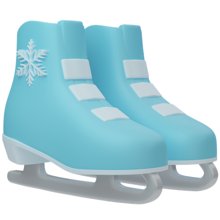 Patins à glace  3D Icon