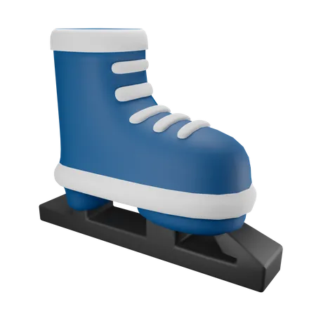 Patins à glace  3D Illustration