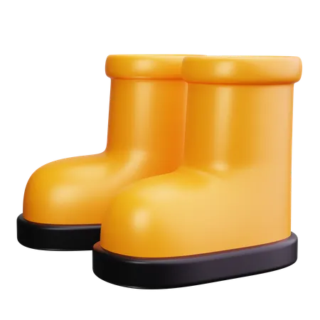 Bottes de randonnée  3D Icon