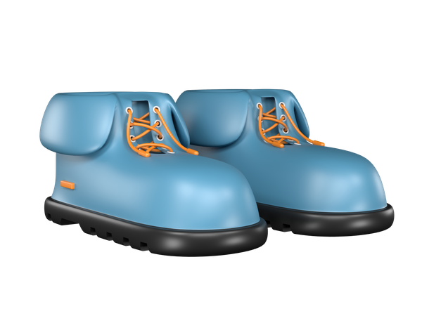 Chaussures de randonnée  3D Illustration
