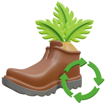 Recycler les chaussures  3D Icon