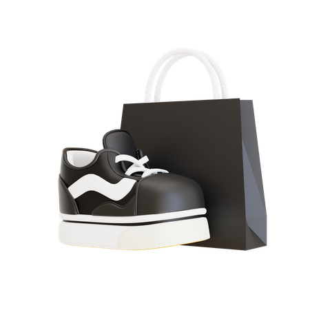 Achats de chaussures  3D Icon