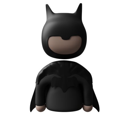 Chauve-souris de l'homme  3D Icon