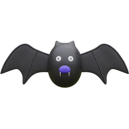 Chauve-souris du jour d'Halloween  3D Icon