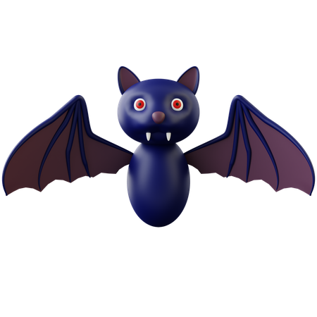 Chauve-souris d'Halloween  3D Icon