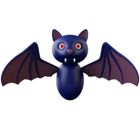 Chauve-souris d'Halloween  3D Icon