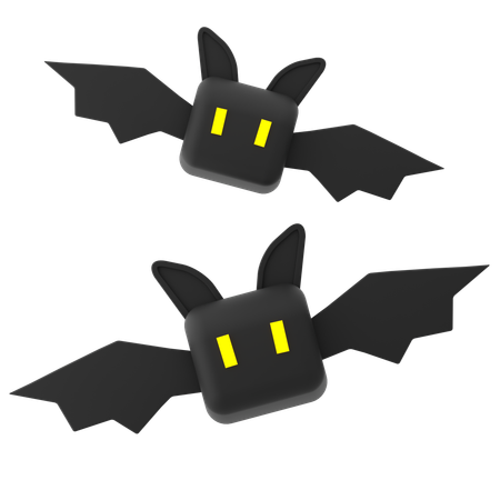 Chauve-souris d'Halloween  3D Icon