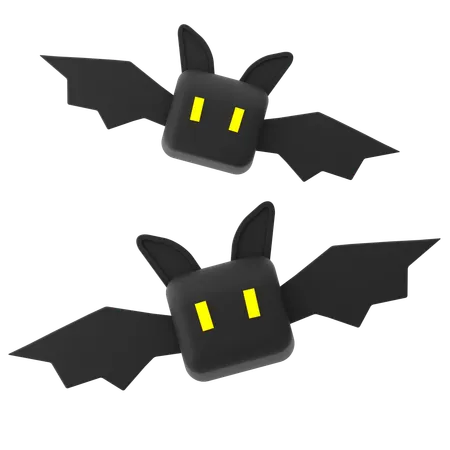 Chauve-souris d'Halloween  3D Icon