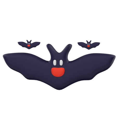 Chauve-souris d'Halloween  3D Icon