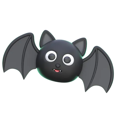 Chauve-souris d'Halloween  3D Icon