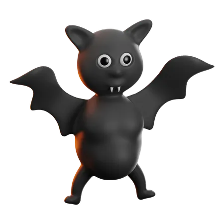 Chauve-souris effrayante  3D Icon