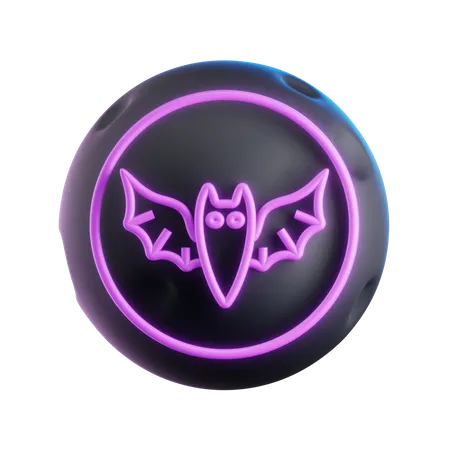 Chauve-souris effrayante  3D Illustration