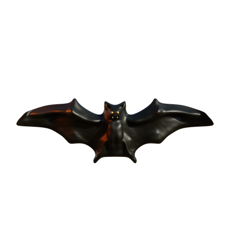 Chauve-souris effrayante  3D Icon