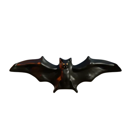 Chauve-souris effrayante  3D Icon