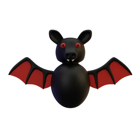 Chauve-souris effrayante  3D Icon