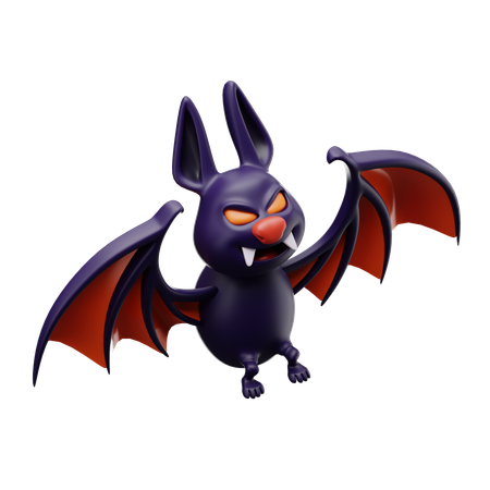 Chauve-souris maléfique  3D Icon