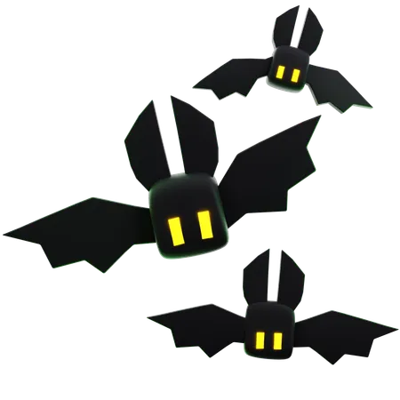 Chauves-souris d'Halloween  3D Icon