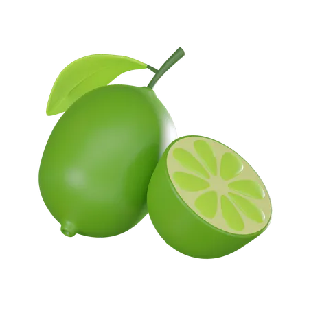 Citron vert  3D Icon