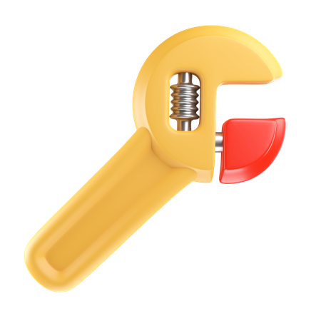 Chave de boca ajustável  3D Icon