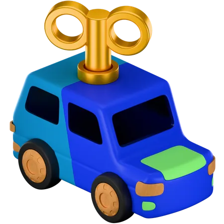 Carro chave  3D Icon