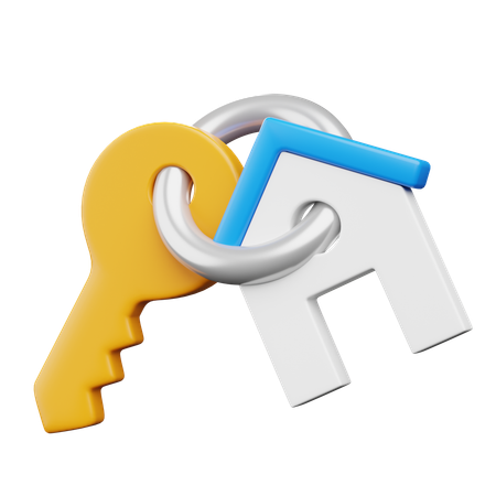 Chave de casa  3D Icon