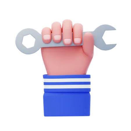 Chave de mão  3D Icon