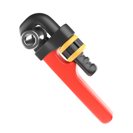 Chave para tubos  3D Icon