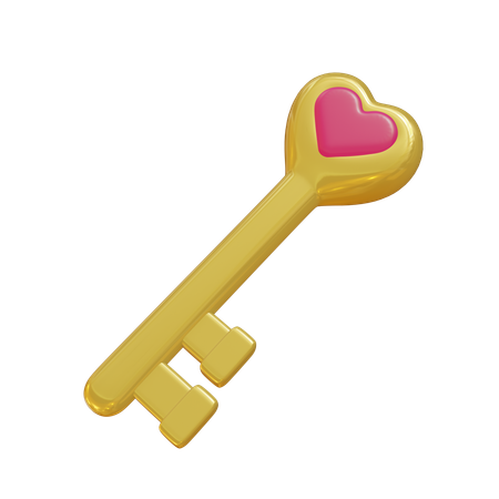 Chave do amor  3D Icon