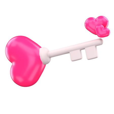 Chave do amor  3D Icon