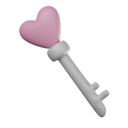 Chave do amor  3D Icon