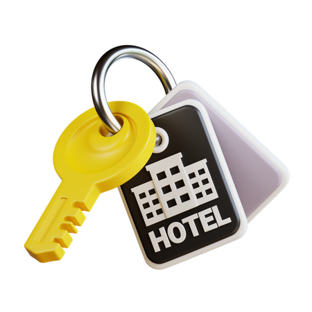 Chave do hotel  3D Icon