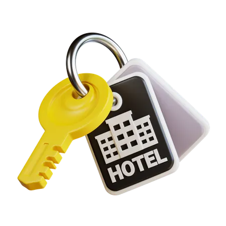 Chave do hotel  3D Icon