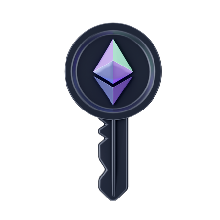 Chave etérea  3D Icon