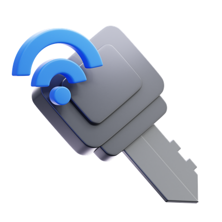 Chave inteligente  3D Icon